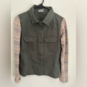 Columbia Jacket Women's X Small Green Utility Long Sleeves